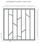 Preview: Maß-Skizze zur Auswahl der Maße des Fenstergitters